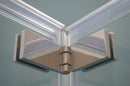Coram GB 5 Bi-fold Door 700x1800mm Chrome GB5BF70CUC Toughened Glass Bathroom Doors