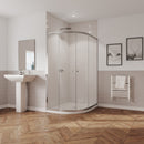 Coram GB 5 Offset Quadrant Enclosure 1200x800x5mm Chrome GB5QD128CUC Bathroom Shower Doors