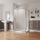 Coram GB 5 Side Panel 900x1800mm Chrome Shower Enclosure GB5SP90CUC For Corner Entry, Sliding, Bi-fold And Pivot Doors