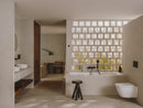 Rimless Wall Hung Pan Roca Ona Grohe WC Frame 1.12 Concealed Cistern Chrome Flush Plate