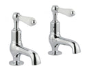 JTP Grosvenor Cloakroom Lever Basin Taps Pair - Chrome