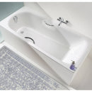 Kaldewei Saniform Plus 363-1 1700mm x 700mm 2 Tap holes, Anti-Slip & UK Grips Alpine White