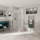Coram Optima 6 Pivot Door 1000x1900x6mm Chrome O6PI10CUC Shower Enclosure Bathroom Doors