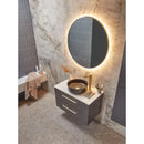 Tavistock Oxygen Mirror Illuminated Round - 800mm x 800mm - Brass XGM80C-BR