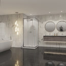 Coram Premier 8 Corner Entry Door 760x2000x8mm Chrome P8CE76CUC Enclosure Bathroom Shower Doors
