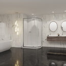 Coram Premier 8 Offset Quadrant Enclosure 1000x800x2000x8mm Chrome P8QD108CUC Bathroom Shower Doors