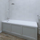 RAK Ceramics Washington 1700mm x 750mm Acrylic  Single Ended Bath - White RAKWTNBAT1775