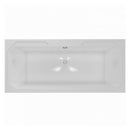 RAK Ceramics Washington 1800mm x 800mm Acrylic Double Ended Bath - White RAKWTNBAT1880