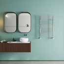 Reina Marco Vertical Designer Heated Towel Rail - 800x500mm - Chrome RND-MC5080