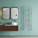 Reina Marco Vertical Designer Heated Towel Rail - 1400x500mm - Chrome RND-MC5140