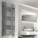Reina Marco Vertical Designer Heated Towel Rail - 800x500mm - Chrome RND-MC5080
