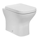 Modern Back To Wall Project Square Wash Down Toilet Pan With Soft Close Seat POT871PR + POT866PR