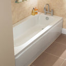 Vitra OPTIMA Single Ended Rectangular Bath 1500x700mm Acrylic White 50800001000
